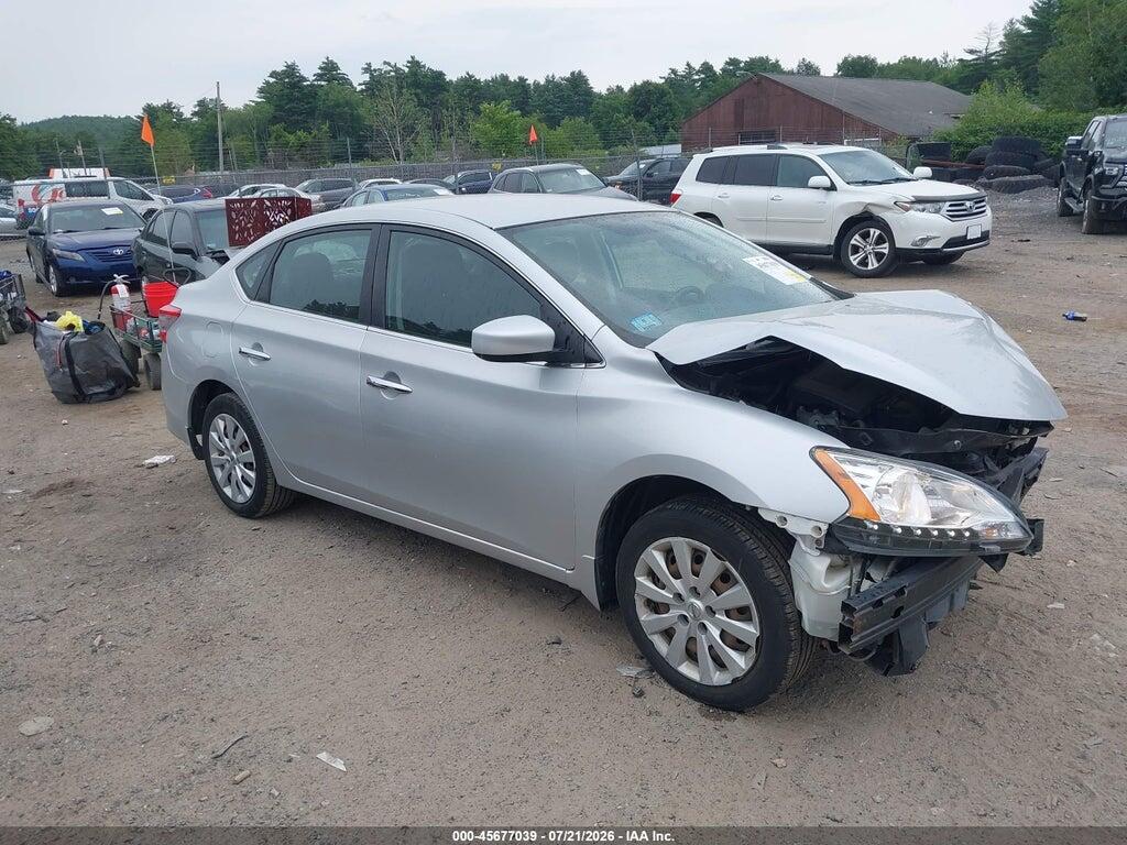 3N1AB7APXFL684346 2015 NISSAN SENTRA photo no. 1