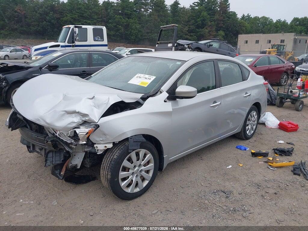 3N1AB7APXFL684346 2015 NISSAN SENTRA photo no. 2