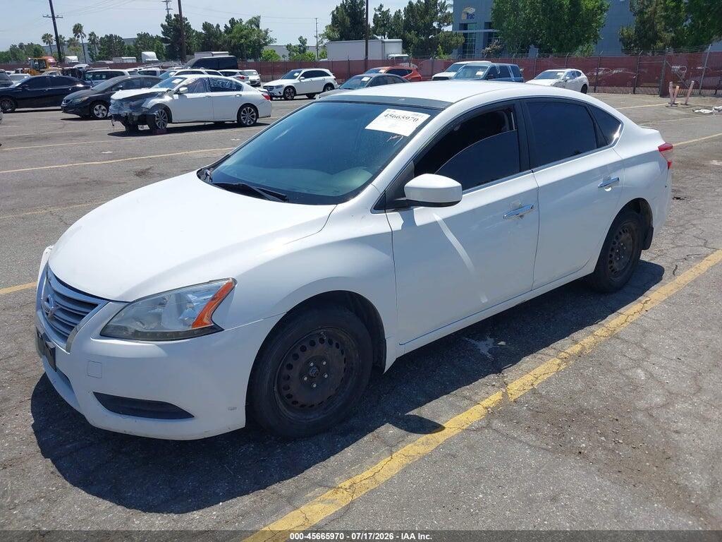 3N1AB7AP6FY351502 2015 NISSAN SENTRA photo no. 2