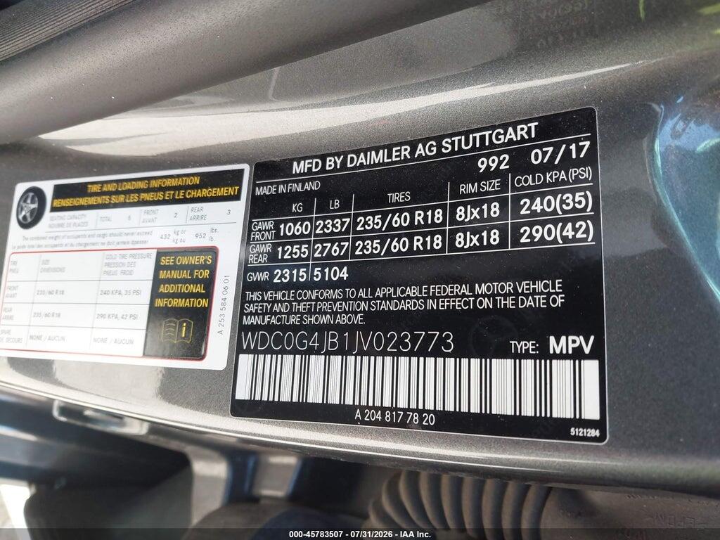 WDC0G4JB1JV023773 2018 MERCEDES-BENZ GLC 300 photo no. 9