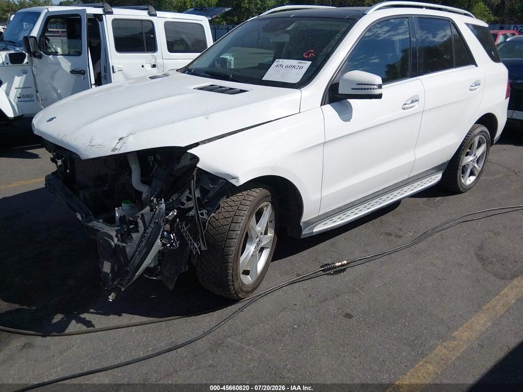 4JGDA5HB3JB137257 2018 MERCEDES-BENZ GLE 350 photo no. 2