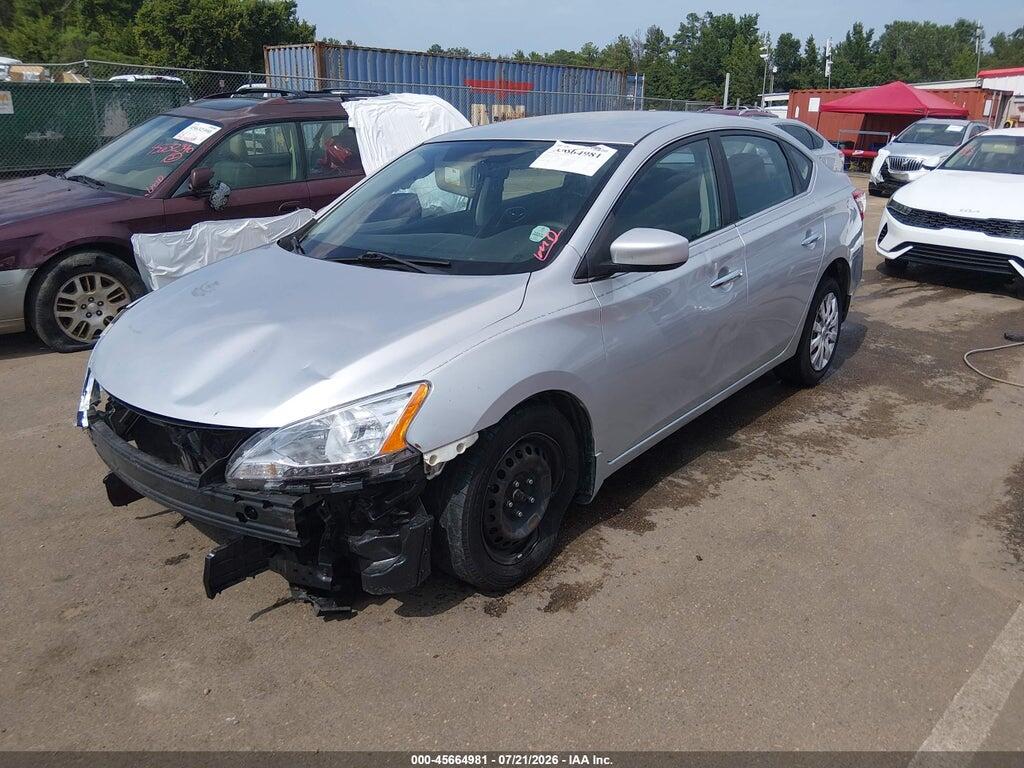 3N1AB7AP7FL677869 2015 NISSAN SENTRA photo no. 2