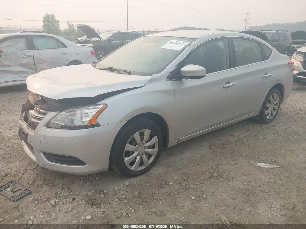 3N1AB7AP5FL645857 2015 NISSAN SENTRA photo no. 2