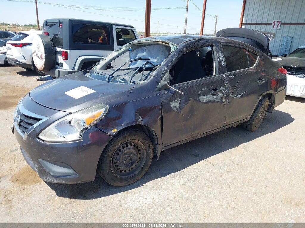 3N1CN7AP6FL830399 2015 NISSAN VERSA photo no. 2