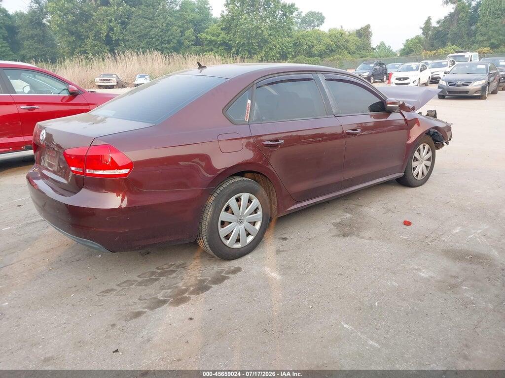 1VWAP7A30DC056071 2013 VOLKSWAGEN PASSAT photo no. 4