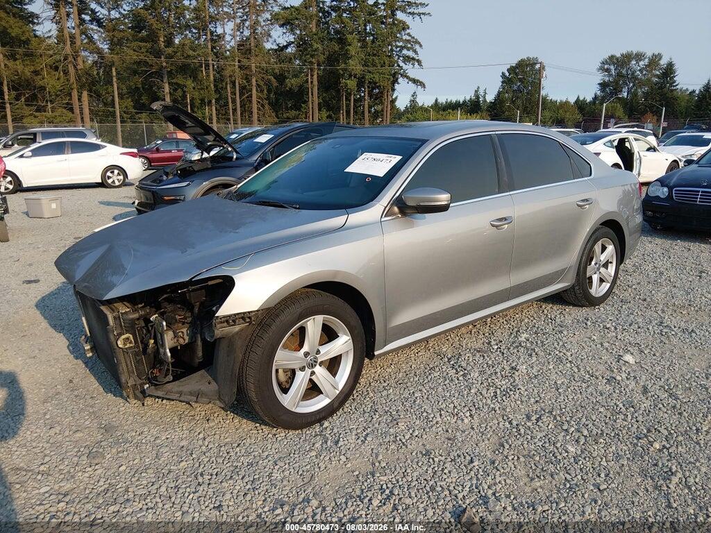 1VWBN7A30DC148386 2013 VOLKSWAGEN PASSAT photo no. 2