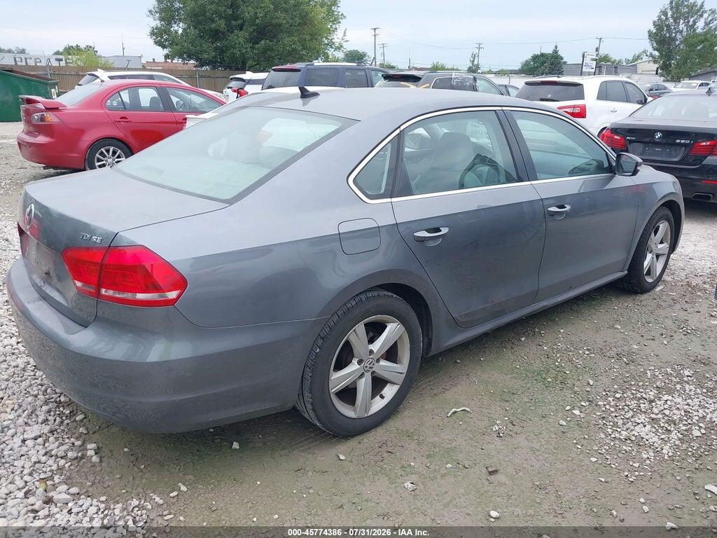 1VWBN7A38DC052702 2013 VOLKSWAGEN PASSAT photo no. 4