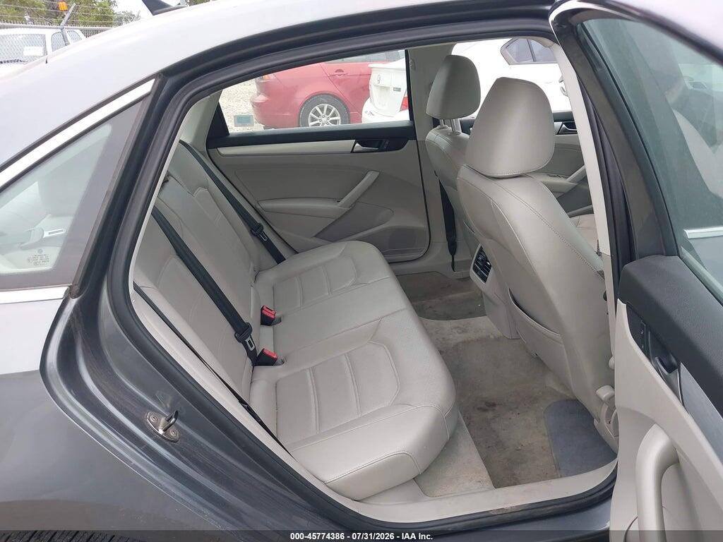 1VWBN7A38DC052702 2013 VOLKSWAGEN PASSAT photo no. 8