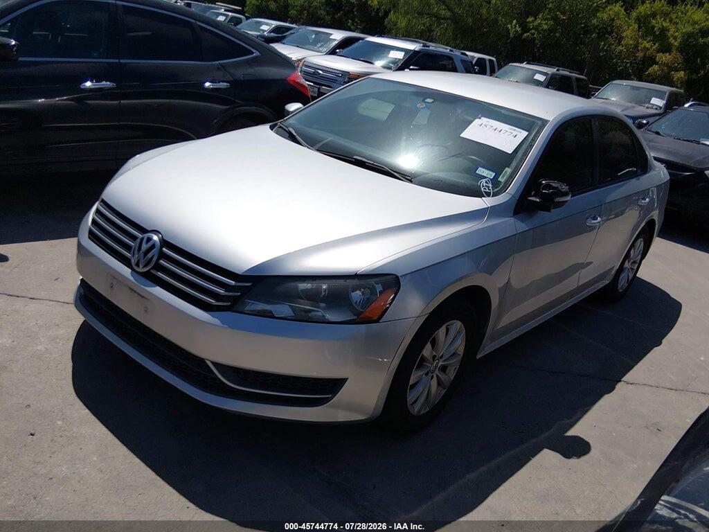 1VWAP7A31DC075065 2013 VOLKSWAGEN PASSAT photo no. 2