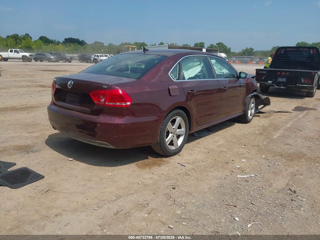 1VWBP7A34DC095329 2013 VOLKSWAGEN PASSAT photo no. 4