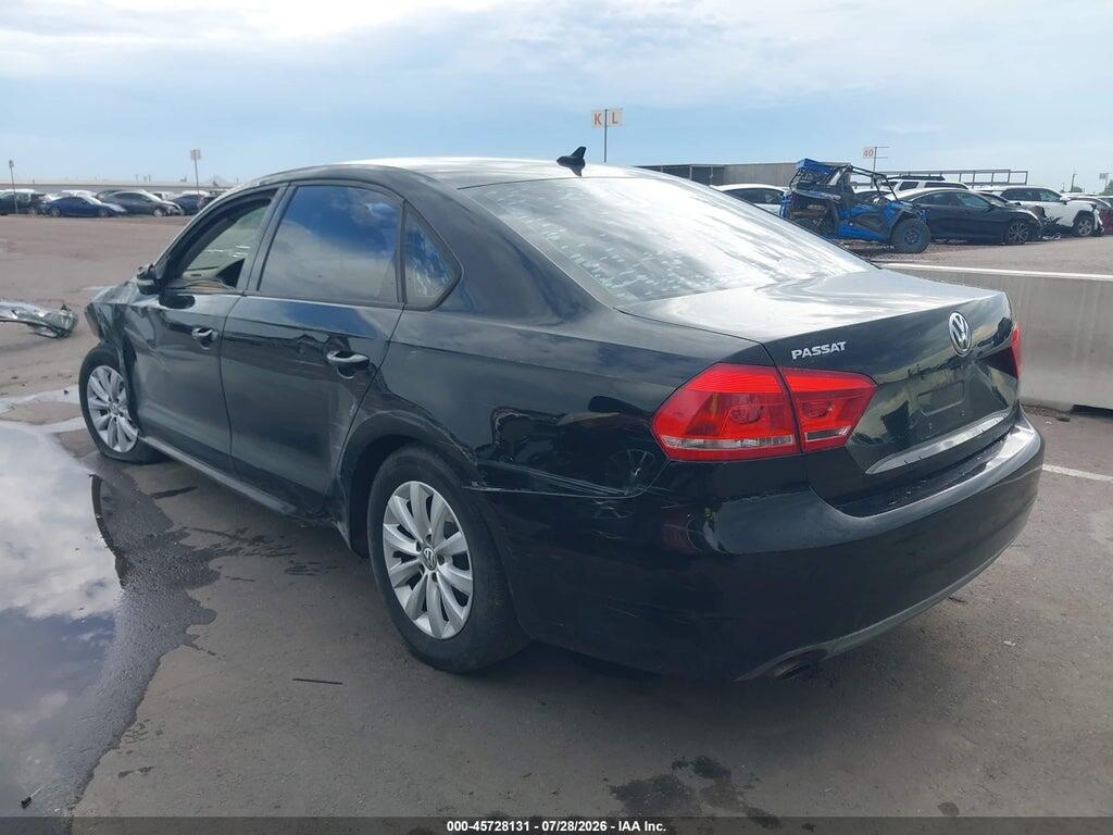 1VWAP7A34DC142323 2013 VOLKSWAGEN PASSAT photo no. 3