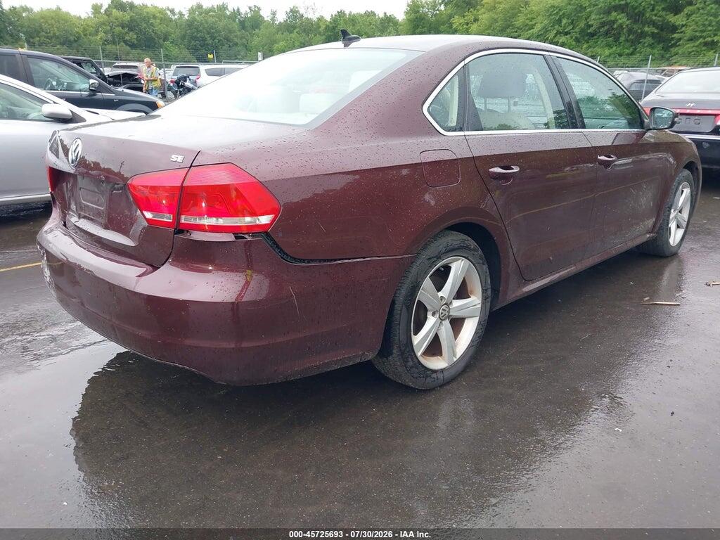 1VWBP7A35DC145672 2013 VOLKSWAGEN PASSAT photo no. 4