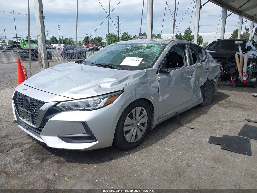 3N1AB8BV8LY222742 2020 NISSAN SENTRA photo no. 2