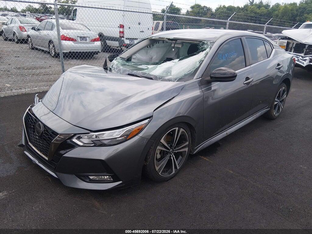 3N1AB8DV2LY252607 2020 NISSAN SENTRA photo no. 2