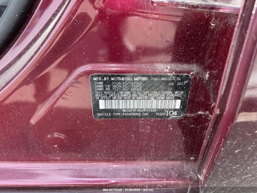 ML32F3FJ8JHF01929 2018 MITSUBISHI MIRAGE G4 photo no. 9
