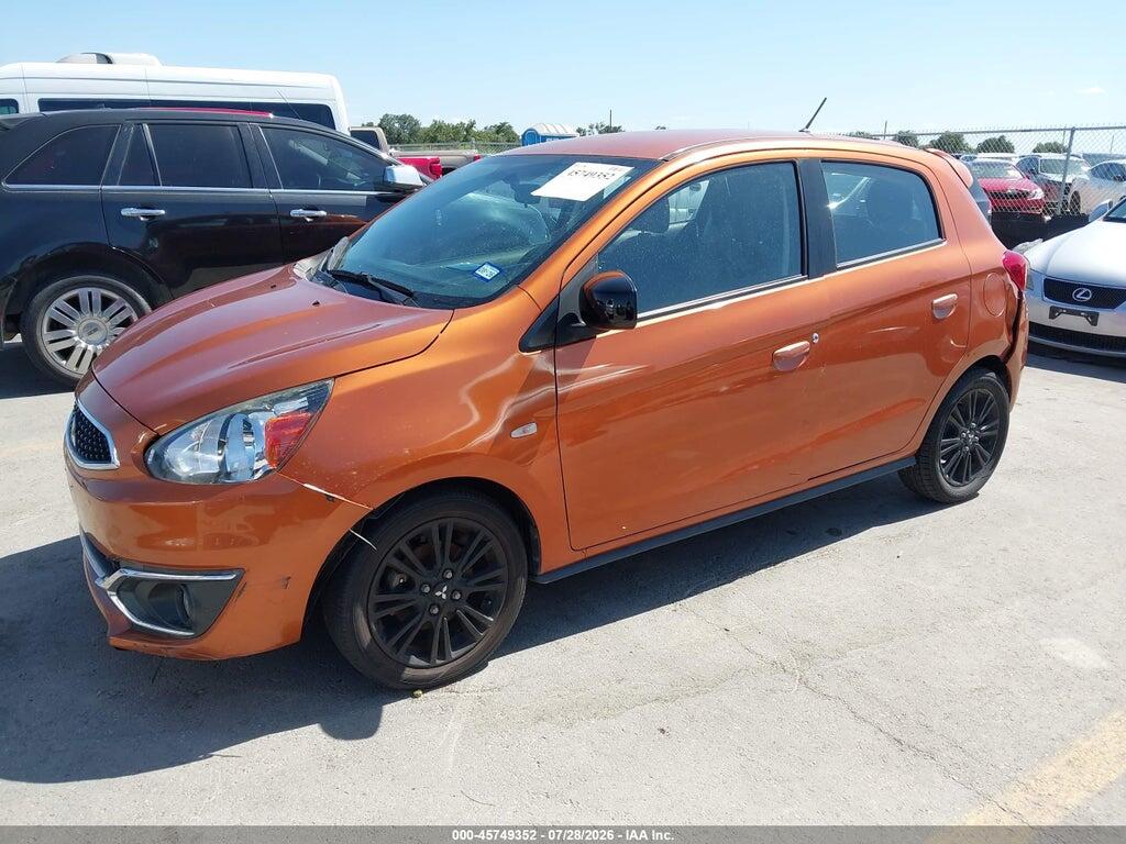 ML32A5HJ3KH002509 2019 MITSUBISHI MIRAGE photo no. 2