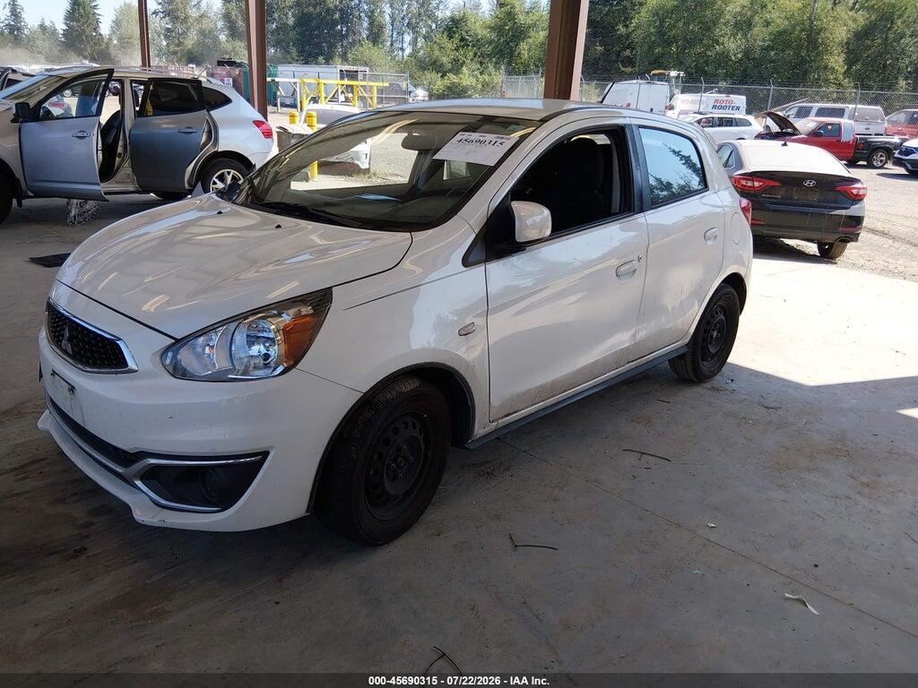 ML32A3HJ8KH011050 2019 MITSUBISHI MIRAGE photo no. 2