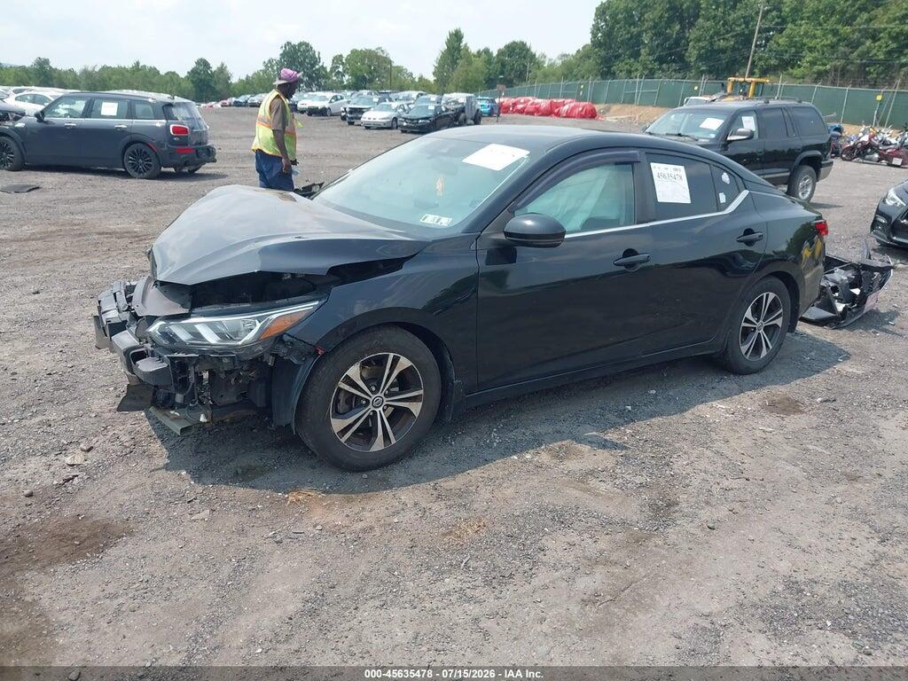 3N1AB8CV2LY296091 2020 NISSAN SENTRA photo no. 2