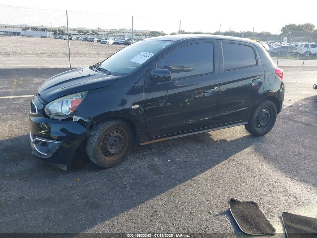 ML32A3HJ3JH003419 2018 MITSUBISHI MIRAGE photo no. 2