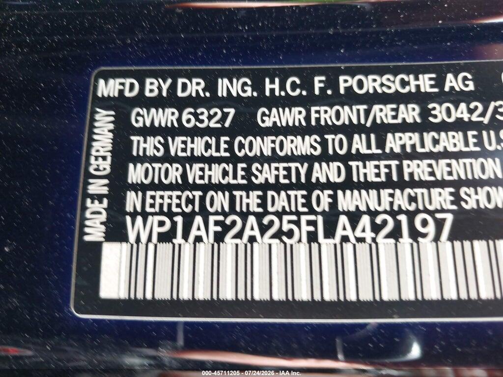 WP1AF2A25FLA42197 2015 PORSCHE CAYENNE photo no. 9