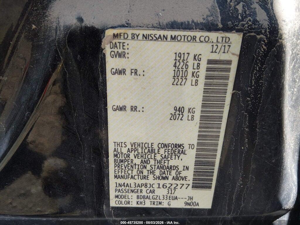 1N4AL3AP8JC162277 2018 NISSAN ALTIMA photo no. 9