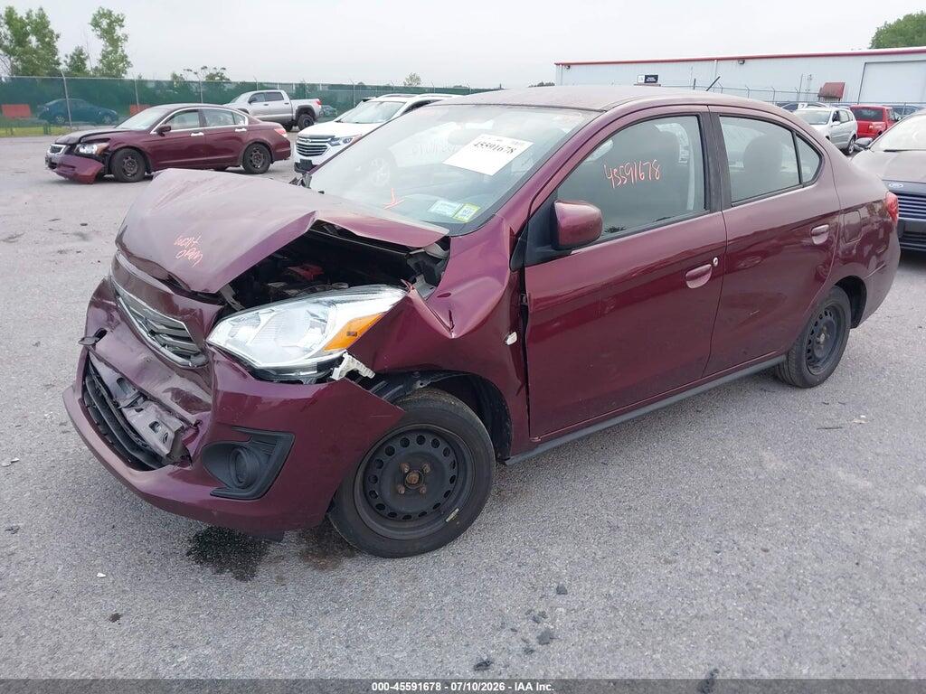 ML32F3FJ0KHF14577 2019 MITSUBISHI MIRAGE G4 photo no. 2