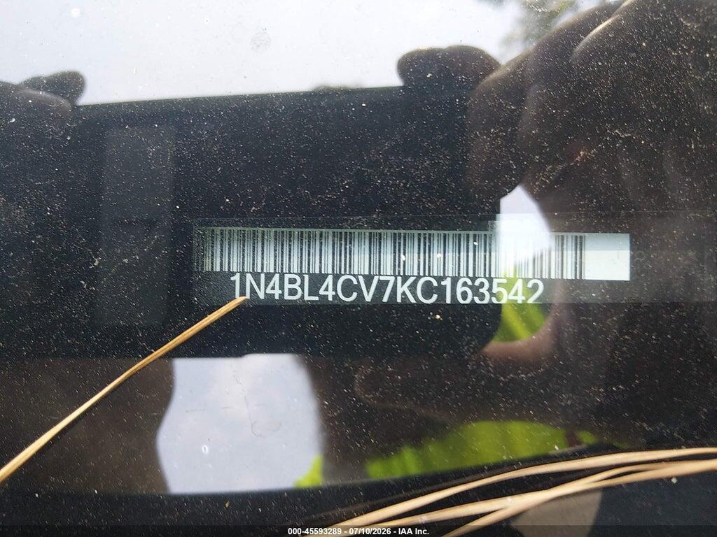1N4BL4CV7KC163542 2019 NISSAN ALTIMA photo no. 9