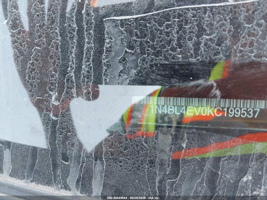 1N4BL4EV0KC199537 2019 NISSAN ALTIMA photo no. 9