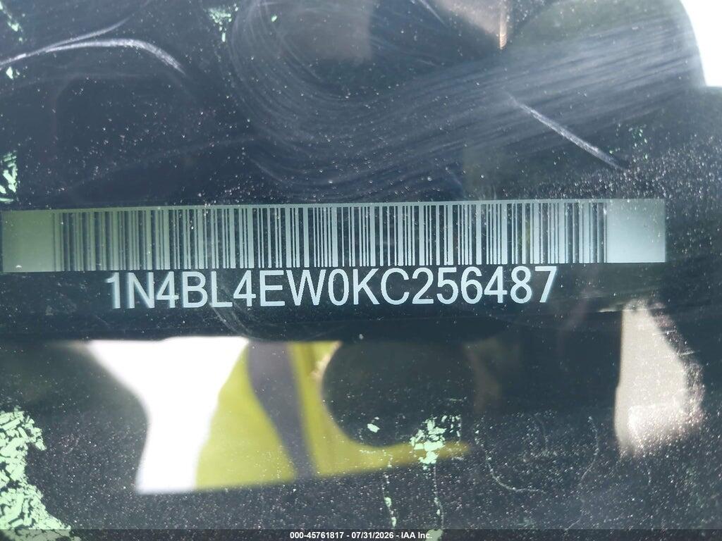 1N4BL4EW0KC256487 2019 NISSAN ALTIMA photo no. 9
