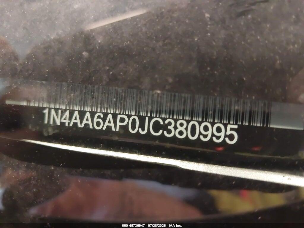 1N4AA6AP0JC380995 2018 NISSAN MAXIMA photo no. 9