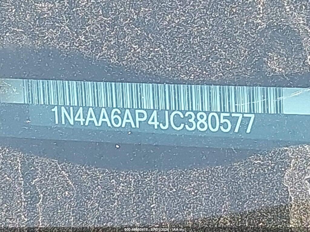 1N4AA6AP4JC380577 2018 NISSAN MAXIMA photo no. 9
