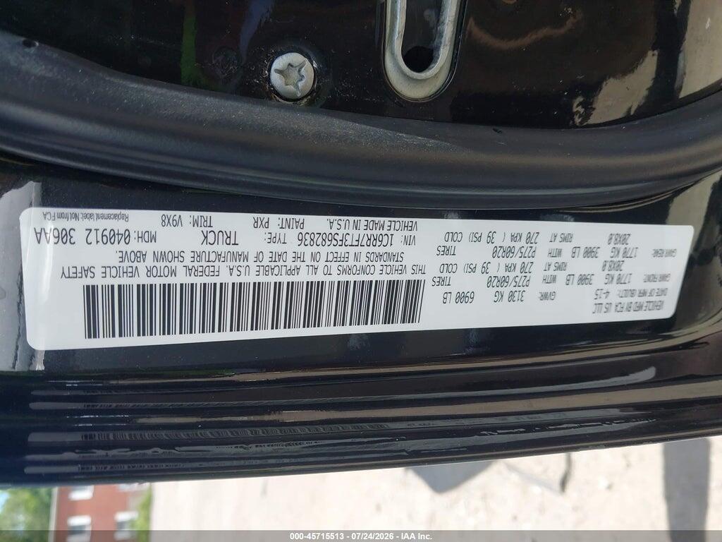 1C6RR7FT3FS682836 2015 RAM 1500 photo no. 9