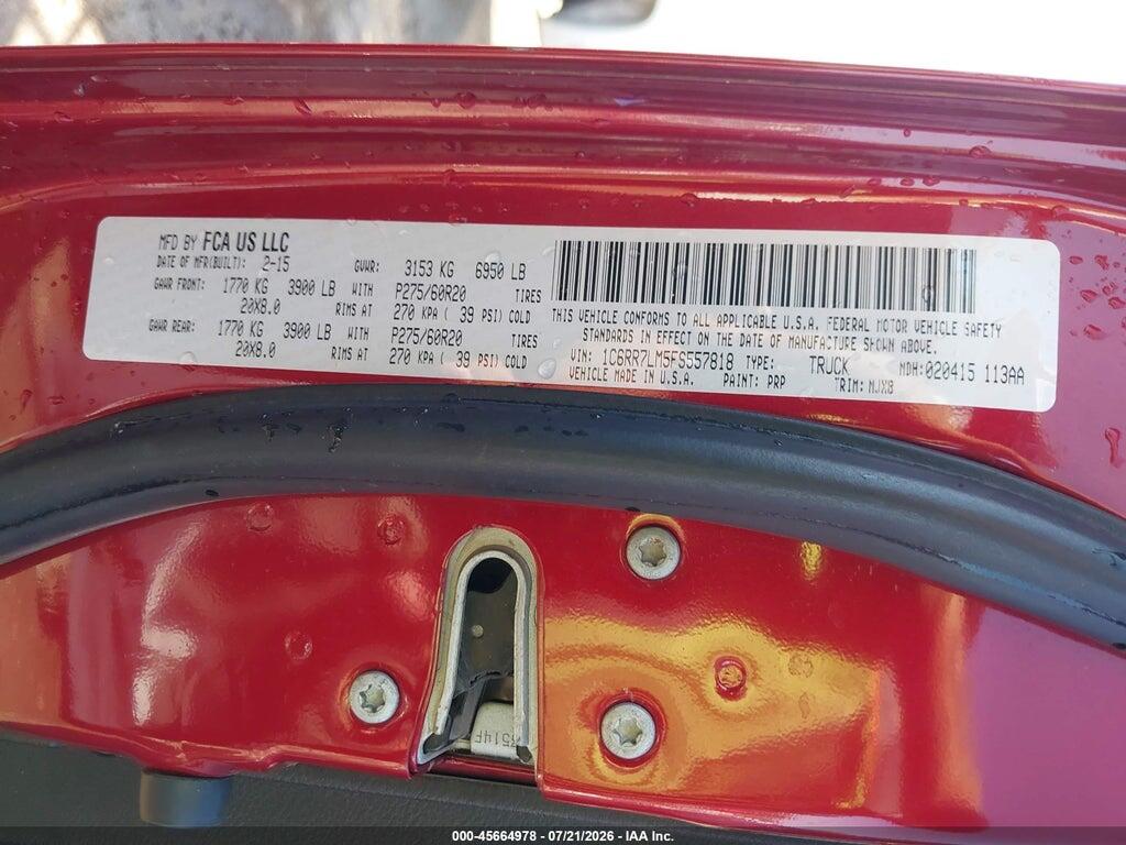 1C6RR7LM5FS557818 2015 RAM 1500 photo no. 9