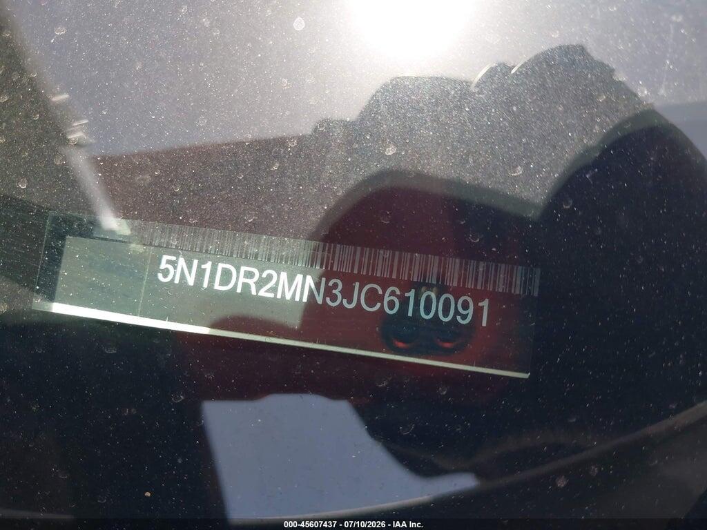 5N1DR2MN3JC610091 2018 NISSAN PATHFINDER photo no. 9