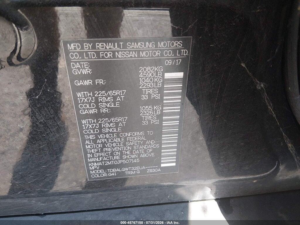 KNMAT2MT0JP507145 2018 NISSAN ROGUE photo no. 9