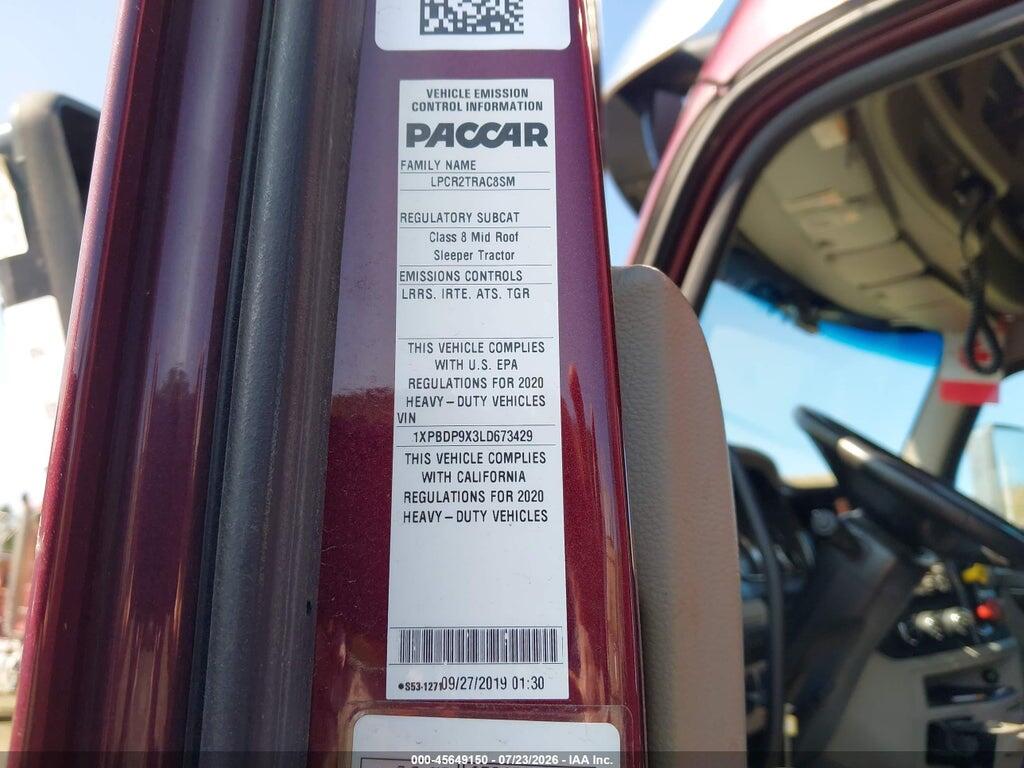 1XPBDP9X3LD673429 2020 PETERBILT 579 photo no. 8