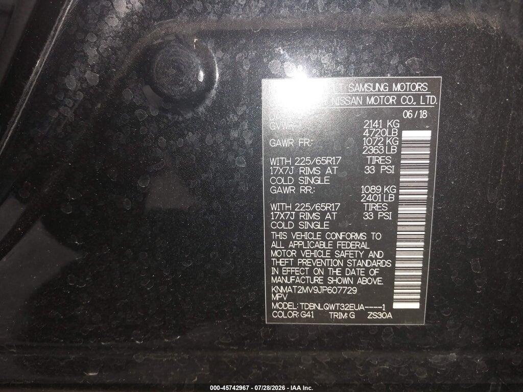 KNMAT2MV9JP607729 2018 NISSAN ROGUE photo no. 9