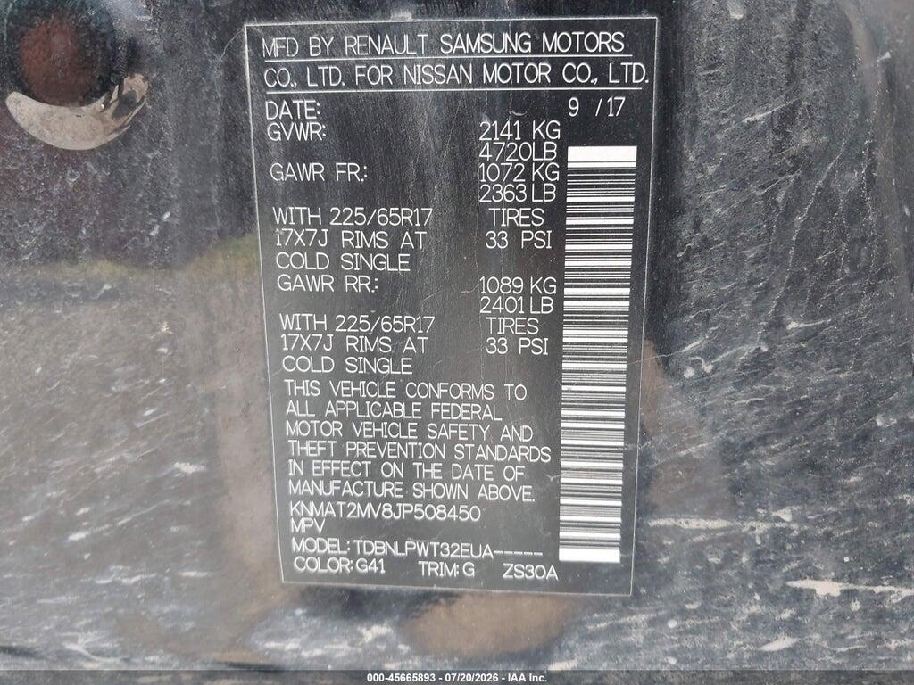 KNMAT2MV8JP508450 2018 NISSAN ROGUE photo no. 9