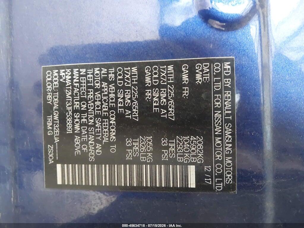 KNMAT2MT3JP538891 2018 NISSAN ROGUE photo no. 9