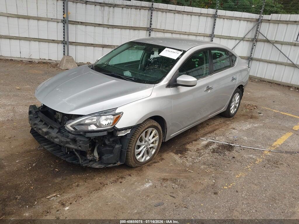 3N1AB7AP0KY278007 2019 NISSAN SENTRA photo no. 2