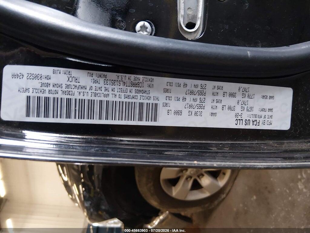 1C6RR6TT4LS135133 2020 RAM 1500 CLASSIC photo no. 9