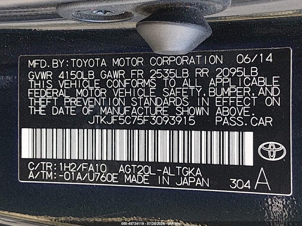 JTKJF5C75F3093915 2015 SCION TC photo no. 9