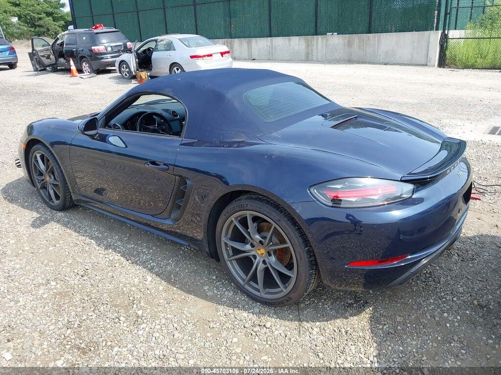 WP0CA2A81JS210851 2018 PORSCHE 718 BOXSTER photo no. 3