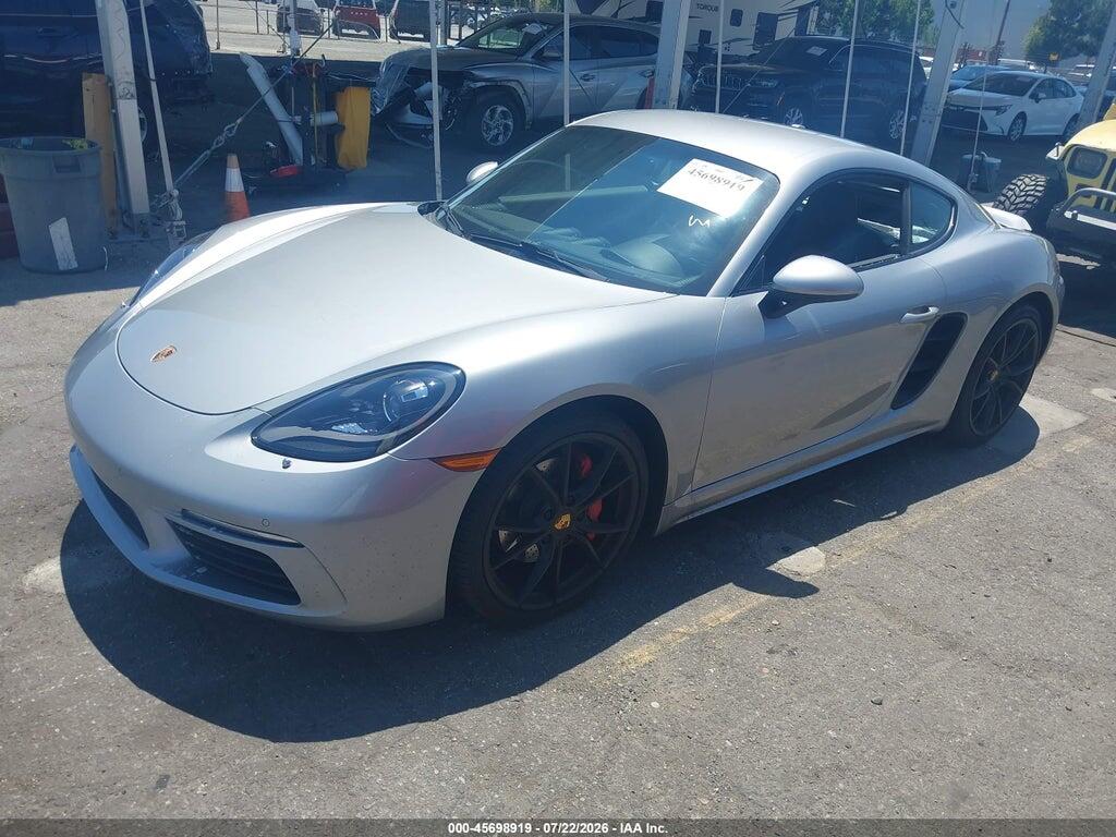 WP0AB2A87JK279080 2018 PORSCHE 718 CAYMAN photo no. 2