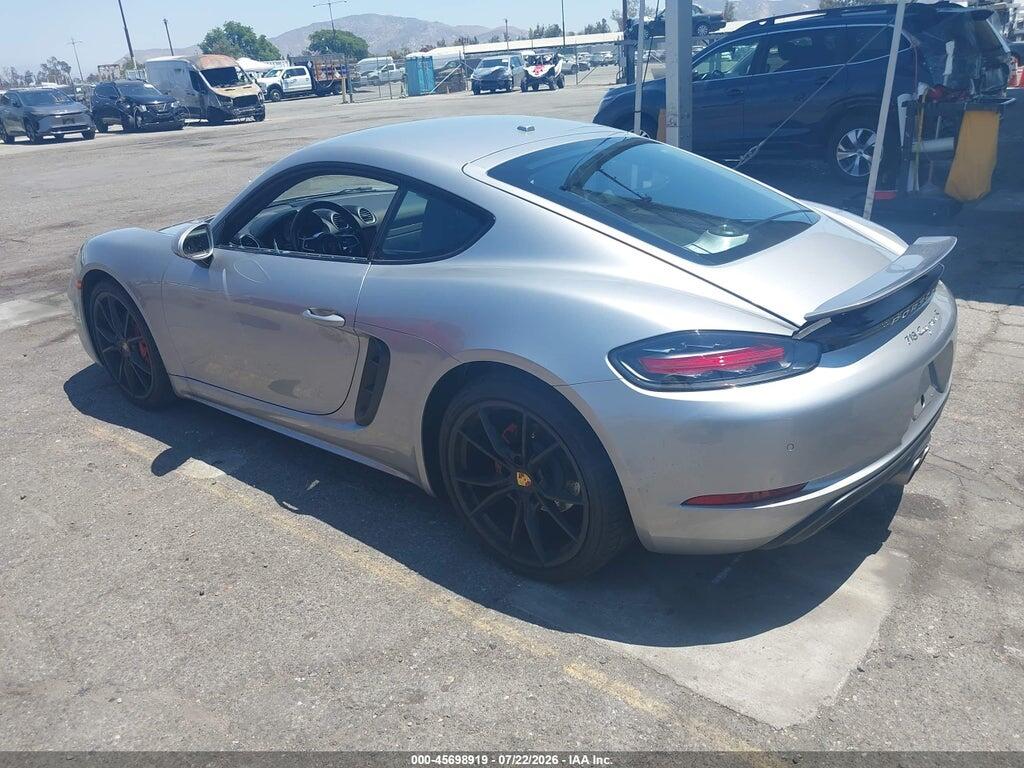 WP0AB2A87JK279080 2018 PORSCHE 718 CAYMAN photo no. 3