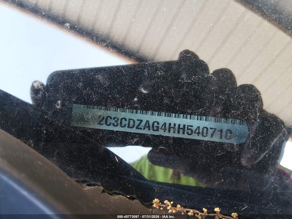 2C3CDZAG4HH540710 2017 DODGE CHALLENGER photo no. 9