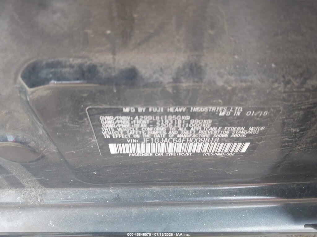 JF1GJAC64FH009818 2015 SUBARU IMPREZA photo no. 9