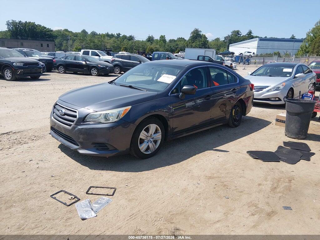 4S3BNAA69F3024906 2015 SUBARU LEGACY photo no. 2