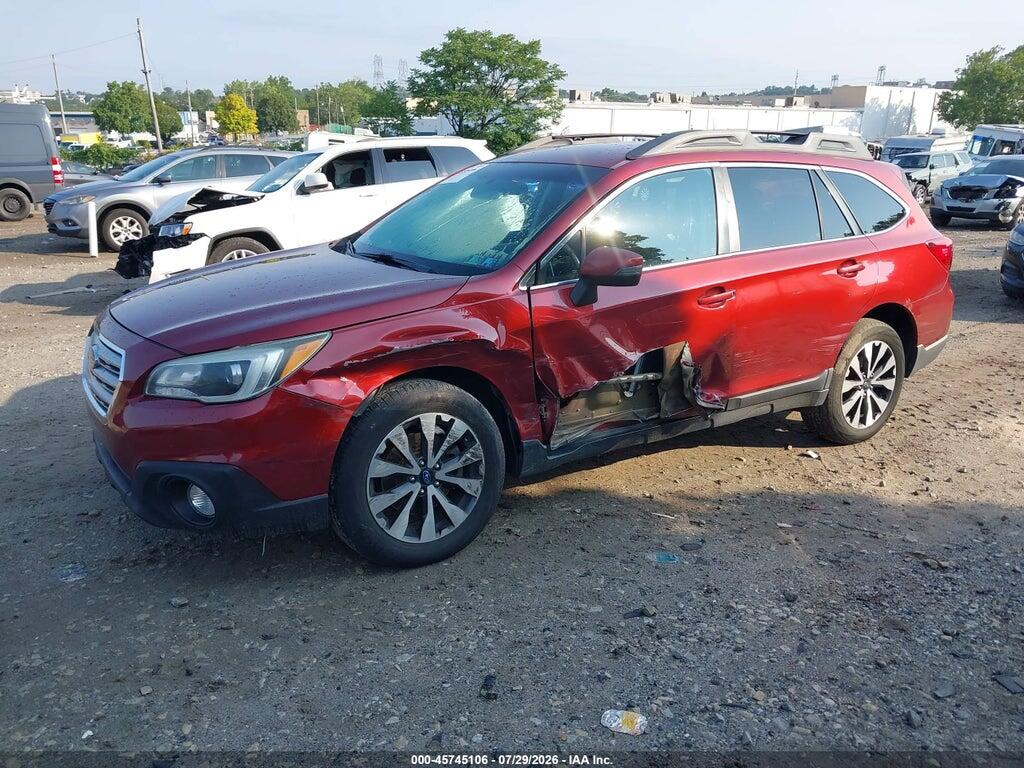 4S4BSAJC4F3314142 2015 SUBARU OUTBACK photo no. 2