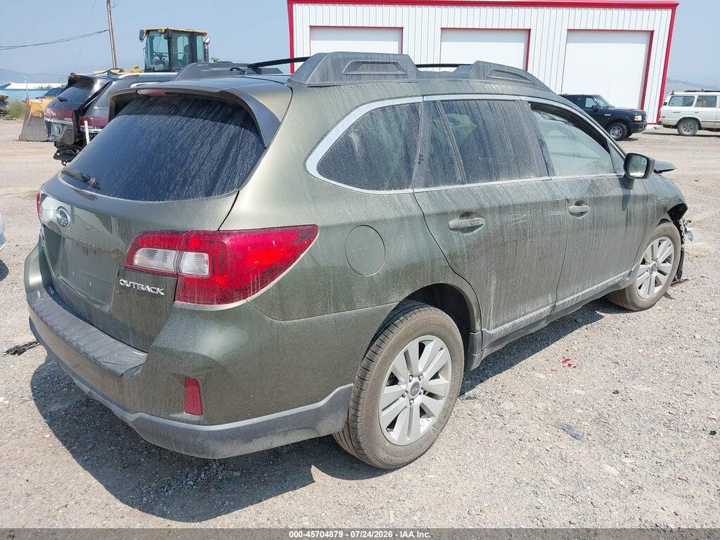 4S4BSBCC0F3242696 2015 SUBARU OUTBACK photo no. 4